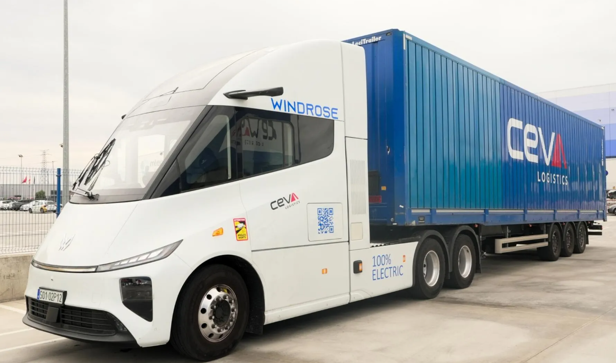 Windrose electric semi truck